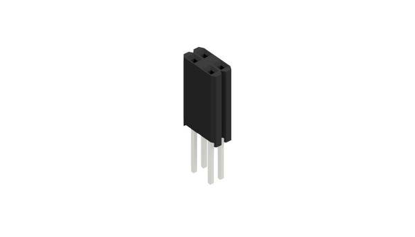Fischer Elektronik Buchsenleiste (Standard) Anzahl Reihen: 2 10027505 10St.