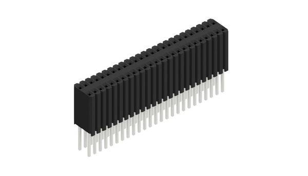 Fischer Elektronik Buchsenleiste (Standard) Anzahl Reihen: 2 10027551 10St.