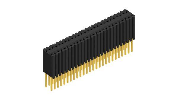 Fischer Elektronik Buchsenleiste (Standard) Anzahl Reihen: 2 10027552 10St.