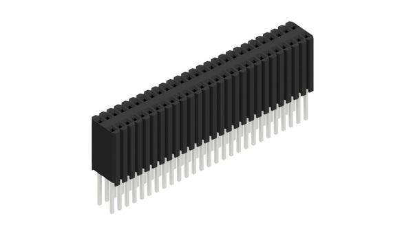 Fischer Elektronik Buchsenleiste (Standard) Anzahl Reihen: 2 10027555 10St.