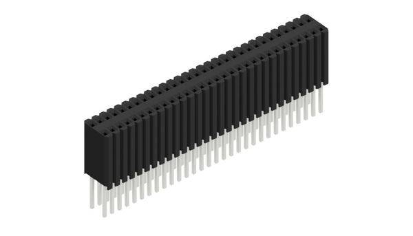 Fischer Elektronik Buchsenleiste (Standard) Anzahl Reihen: 2 10027561 10St.
