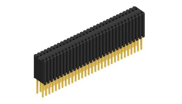 Fischer Elektronik Buchsenleiste (Standard) Anzahl Reihen: 2 10027562 10St.