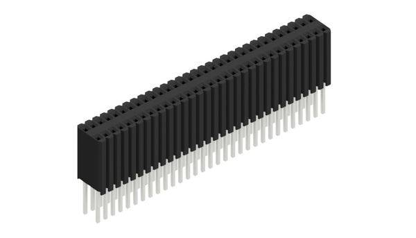 Fischer Elektronik Buchsenleiste (Standard) Anzahl Reihen: 2 10027563 10St.