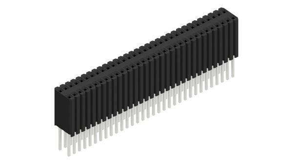 Fischer Elektronik Buchsenleiste (Standard) Anzahl Reihen: 2 10027565 10St.