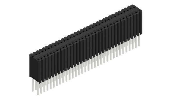 Fischer Elektronik Buchsenleiste (Standard) Anzahl Reihen: 2 10027567 10St.