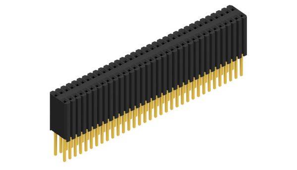 Fischer Elektronik Buchsenleiste (Standard) Anzahl Reihen: 2 10027568 10St.