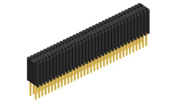 Fischer Elektronik Buchsenleiste (Standard) Anzahl Reihen: 2 10027570 10St.