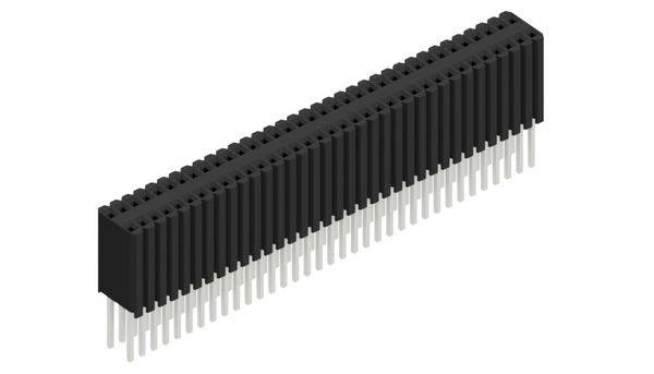 Fischer Elektronik Buchsenleiste (Standard) Anzahl Reihen: 2 10027571 10St.