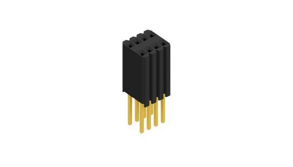 Fischer Elektronik Buchsenleiste (Standard) Anzahl Reihen: 2 10027508 10St.