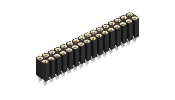 Fischer Elektronik Buchsenleiste (Präzision) Anzahl Reihen: 2 10027624 10St.