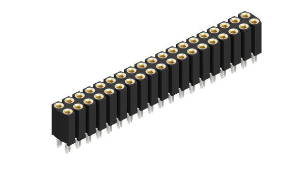 Fischer Elektronik Buchsenleiste (Präzision) Anzahl Reihen: 2 10027627 10St.