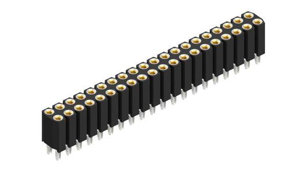 Fischer Elektronik Buchsenleiste (Präzision) Anzahl Reihen: 2 10027628 10St.