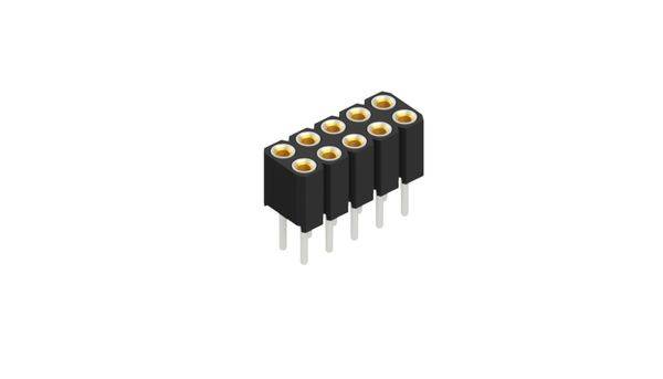 Fischer Elektronik Buchsenleiste (Präzision) Anzahl Reihen: 2 10027690 10St.