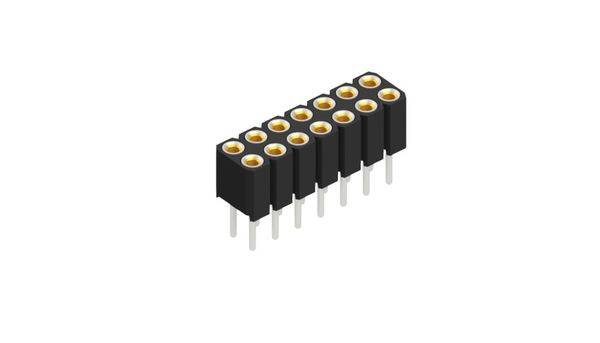 Fischer Elektronik Buchsenleiste (Präzision) Anzahl Reihen: 2 10027693 10St.