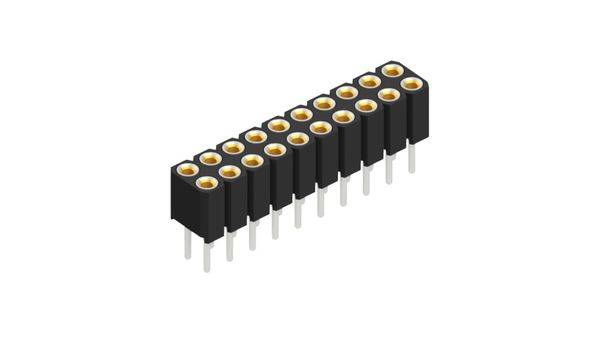 Fischer Elektronik Buchsenleiste (Präzision) Anzahl Reihen: 2 10027696 10St.