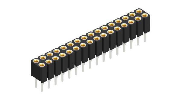 Fischer Elektronik Buchsenleiste (Präzision) Anzahl Reihen: 2 10027702 10St.