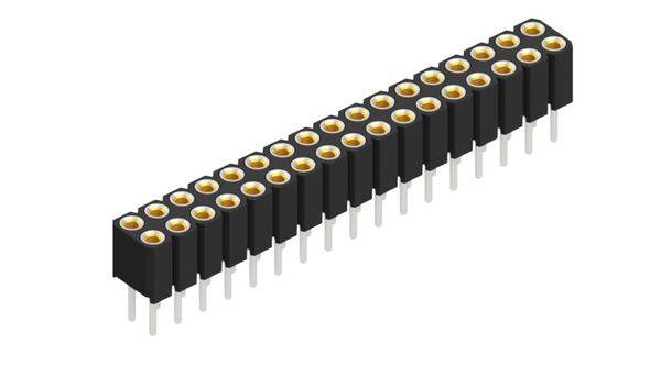 Fischer Elektronik Buchsenleiste (Präzision) Anzahl Reihen: 2 10027703 10St.