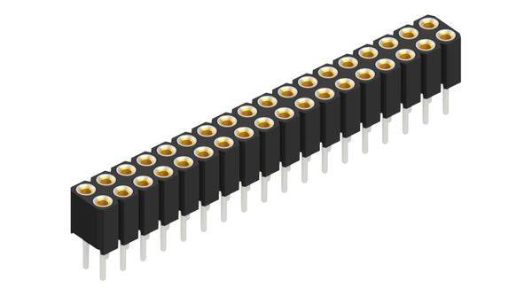 Fischer Elektronik Buchsenleiste (Präzision) Anzahl Reihen: 2 10027704 10St.