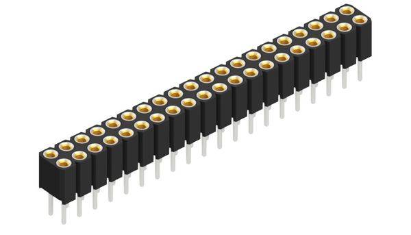 Fischer Elektronik Buchsenleiste (Präzision) Anzahl Reihen: 2 10027706 10St.