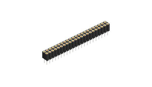 Fischer Elektronik Buchsenleiste (Präzision) Anzahl Reihen: 2 10027708 10St.