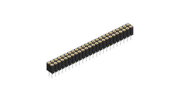 Fischer Elektronik Buchsenleiste (Präzision) Anzahl Reihen: 2 10027710 10St.