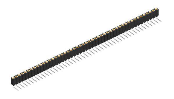 Fischer Elektronik Buchsenleiste (Präzision) Anzahl Reihen: 1 10077573 10St.