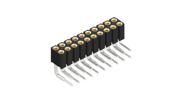 Fischer Elektronik Buchsenleiste (Präzision) Anzahl Reihen: 2 10027762 10St.