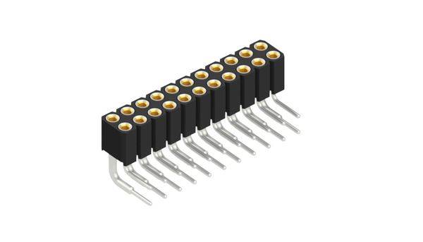 Fischer Elektronik Buchsenleiste (Präzision) Anzahl Reihen: 2 10027763 10St.