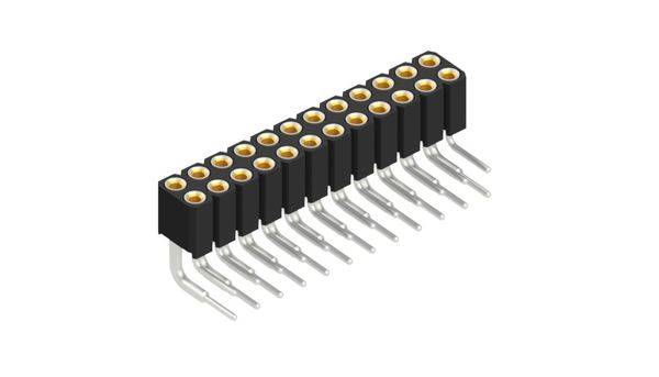 Fischer Elektronik Buchsenleiste (Präzision) Anzahl Reihen: 2 10027764 10St.