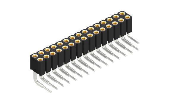 Fischer Elektronik Buchsenleiste (Präzision) Anzahl Reihen: 2 10027767 10St.