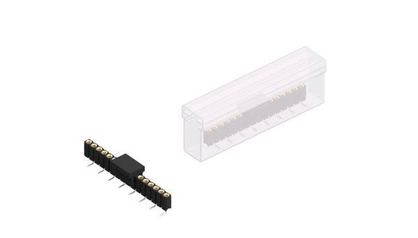 Fischer Elektronik Buchsenleiste (Präzision) Anzahl Reihen: 1 10027819 10St.