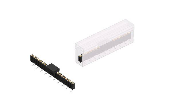 Fischer Elektronik Buchsenleiste (Präzision) Anzahl Reihen: 1 10027823 10St.