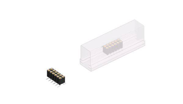 Fischer Elektronik Buchsenleiste (Präzision) Anzahl Reihen: 2 10027858 10St.