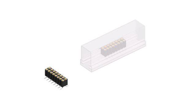 Fischer Elektronik Buchsenleiste (Präzision) Anzahl Reihen: 2 10027866 10St.