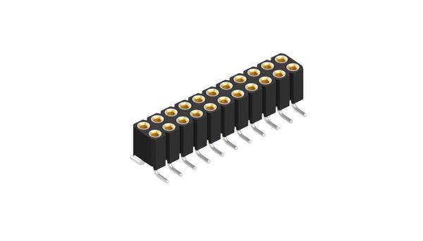 Fischer Elektronik Buchsenleiste (Präzision) Anzahl Reihen: 2 10027875 10St.