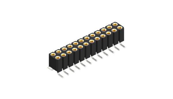 Fischer Elektronik Buchsenleiste (Präzision) Anzahl Reihen: 2 10027876 10St.