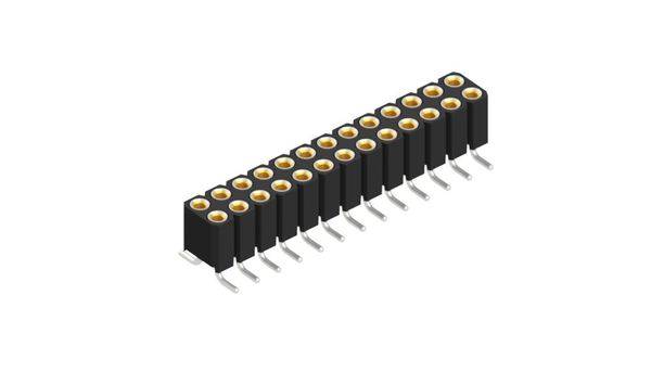 Fischer Elektronik Buchsenleiste (Präzision) Anzahl Reihen: 2 10027877 10St.