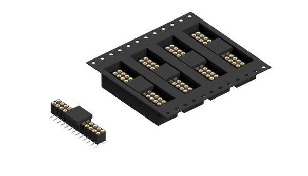 Fischer Elektronik Buchsenleiste (Präzision) Anzahl Reihen: 2 10027879 650St.