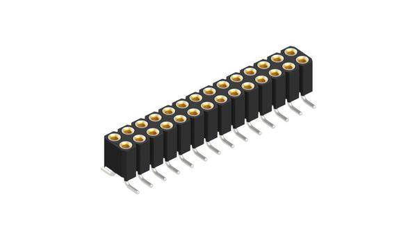 Fischer Elektronik Buchsenleiste (Präzision) Anzahl Reihen: 2 10027881 10St.