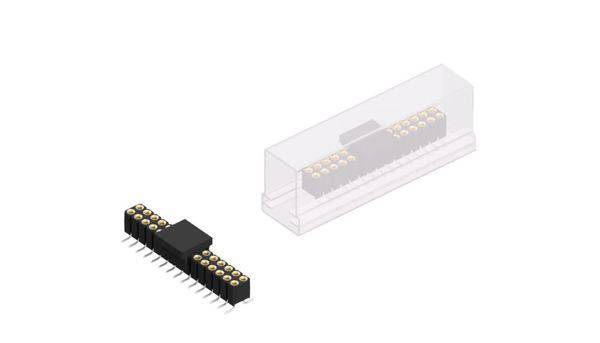 Fischer Elektronik Buchsenleiste (Präzision) Anzahl Reihen: 2 10027886 10St.
