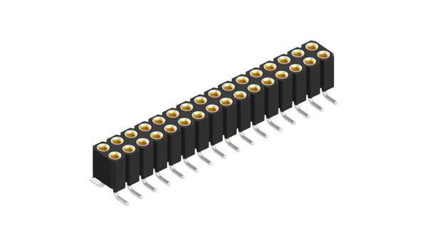 Fischer Elektronik Buchsenleiste (Präzision) Anzahl Reihen: 2 10027889 10St.