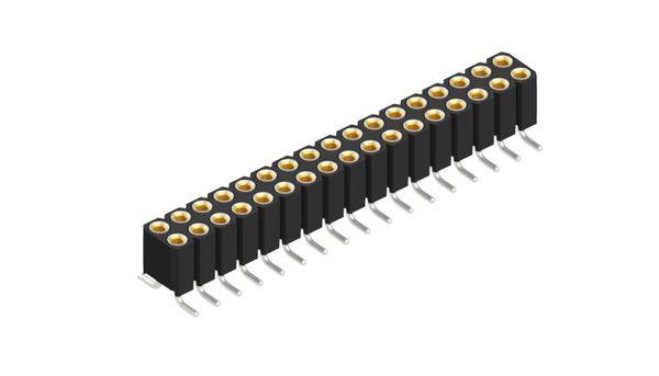 Fischer Elektronik Buchsenleiste (Präzision) Anzahl Reihen: 2 10027892 10St.
