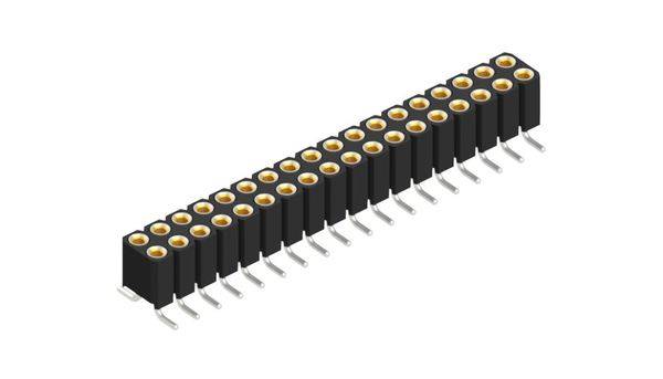 Fischer Elektronik Buchsenleiste (Präzision) Anzahl Reihen: 2 10027895 10St.