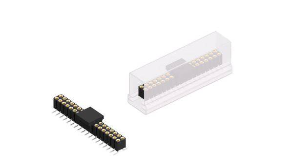 Fischer Elektronik Buchsenleiste (Präzision) Anzahl Reihen: 2 10027896 10St.