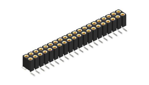 Fischer Elektronik Buchsenleiste (Präzision) Anzahl Reihen: 2 10027898 10St.