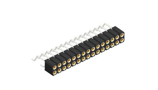 Fischer Elektronik Buchsenleiste (Präzision) Anzahl Reihen: 2 10027926 10St.