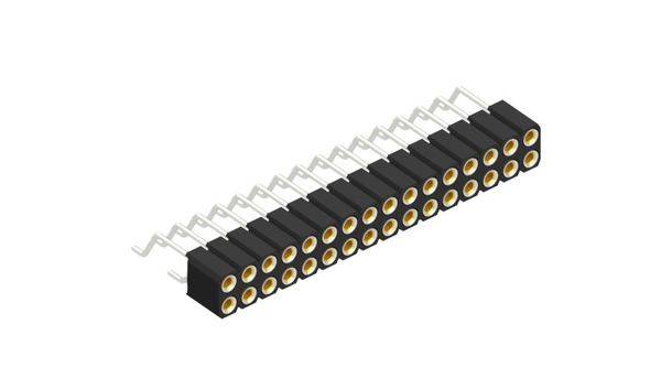 Fischer Elektronik Buchsenleiste (Präzision) Anzahl Reihen: 2 10027927 10St.