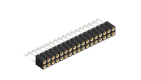 Fischer Elektronik Buchsenleiste (Präzision) Anzahl Reihen: 2 10027928 10St.