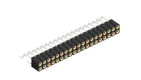 Fischer Elektronik Buchsenleiste (Präzision) Anzahl Reihen: 2 10027930 10St.