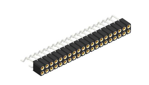 Fischer Elektronik Buchsenleiste (Präzision) Anzahl Reihen: 2 10027931 10St.